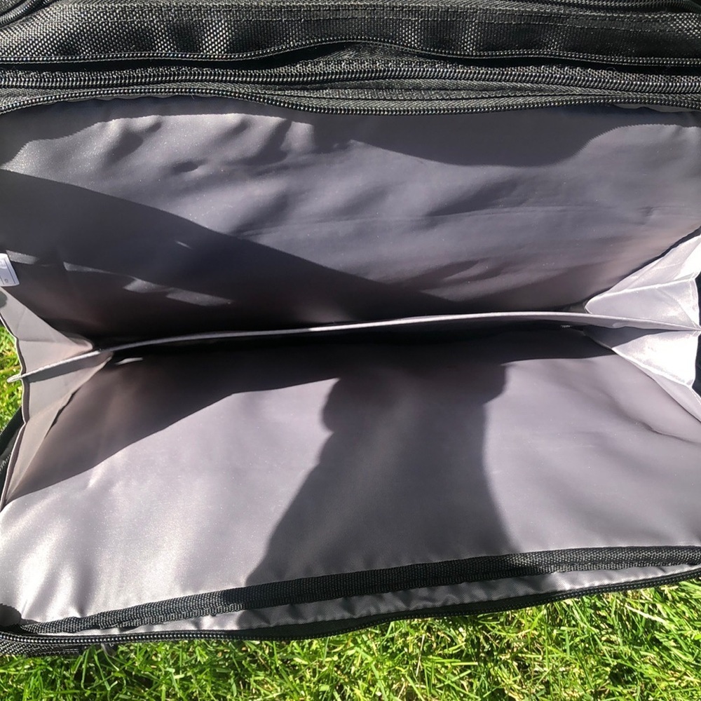 Targus Black Laptop Messenger Briefcase Shoulder Bag - Picture 7 of 8